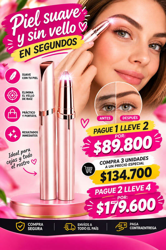 PROMO 2X1 Depilador de cejas eléctrico